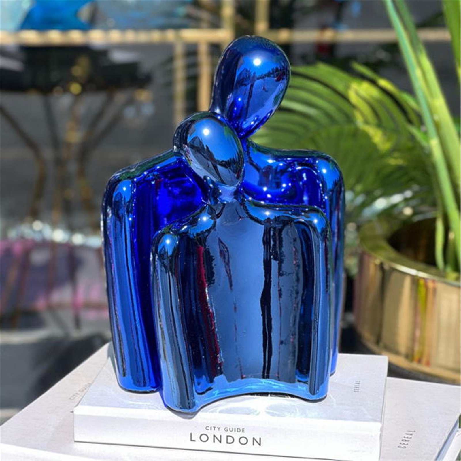 KAPLAMALI SOYUT SEVGİLİ MAVİ