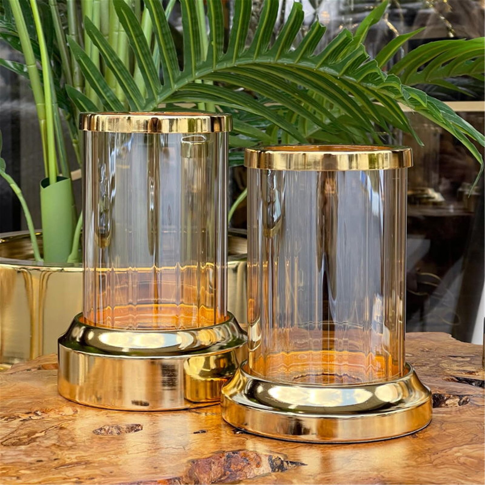 2 Lİ BORU CAM MUMLUK ALTIN