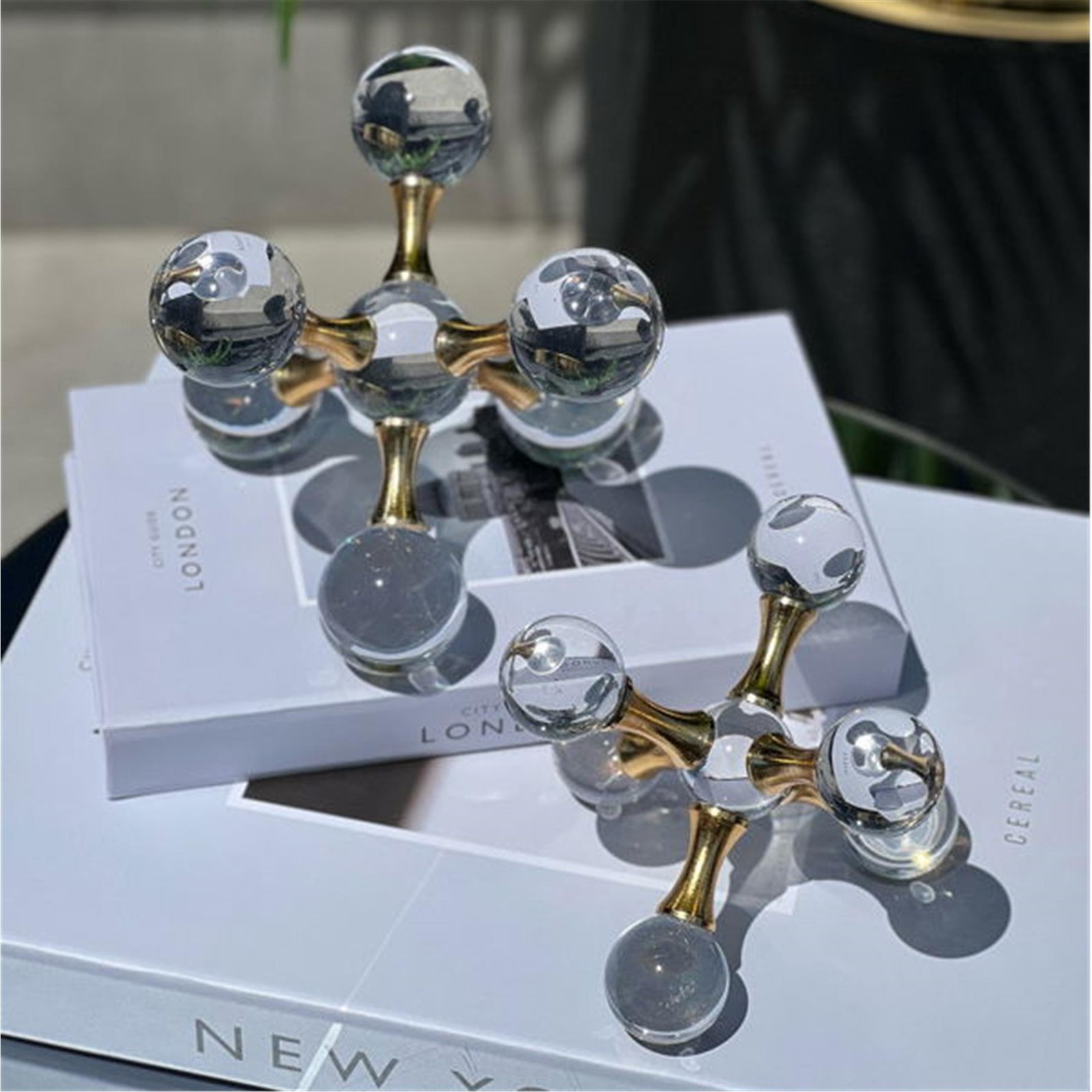 MİNİ MOLEKÜL SET KRİSTAL ALTIN 2 Lİ