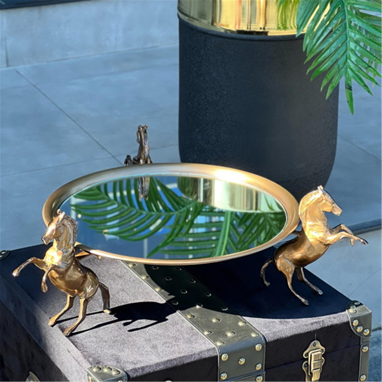 ATLI 40 CM SUNUMLUK KOMPLE PİRİNÇ ESKİTME