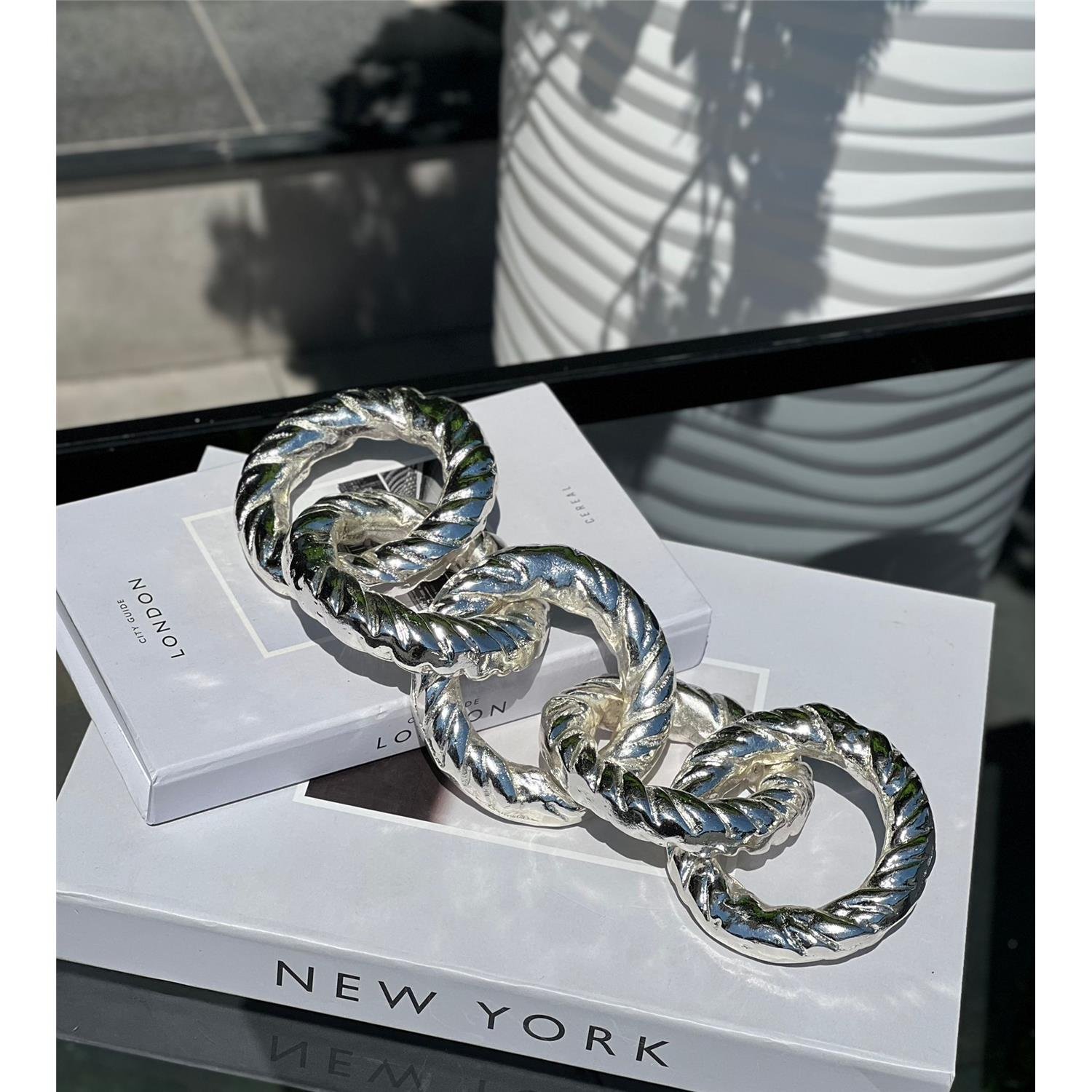 METAL ZİNCİR GÜMÜŞ