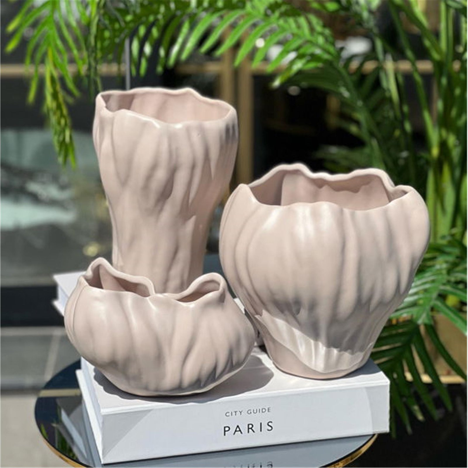 3 LÜ MİNİ DALGALI VAZO VİZON