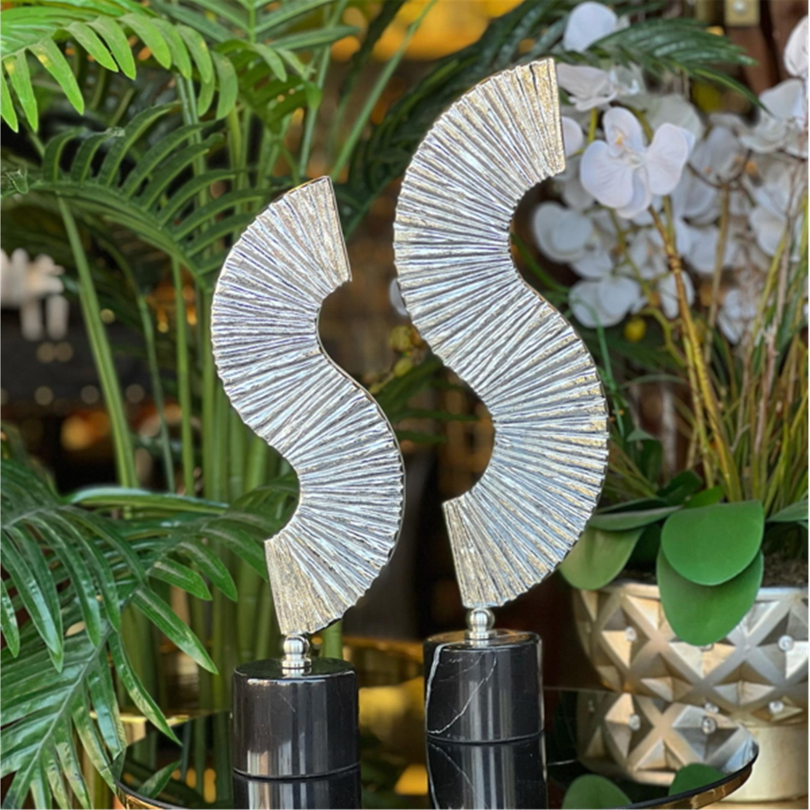 ES ÇİZGİLİ TAKIM AKSESUAR GÜMÜŞ