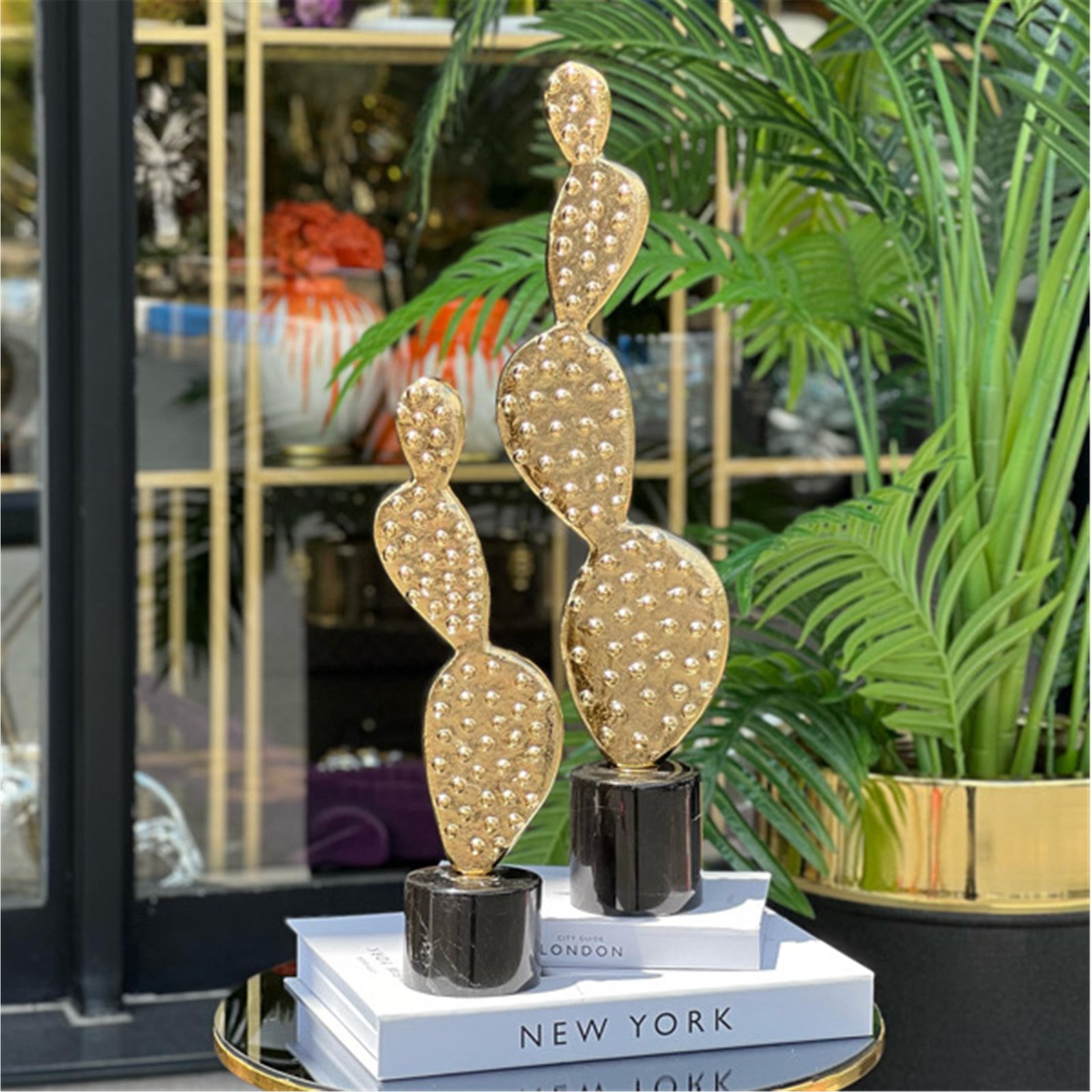 KAKTÜS 2 Lİ DÖKÜM ALTIN