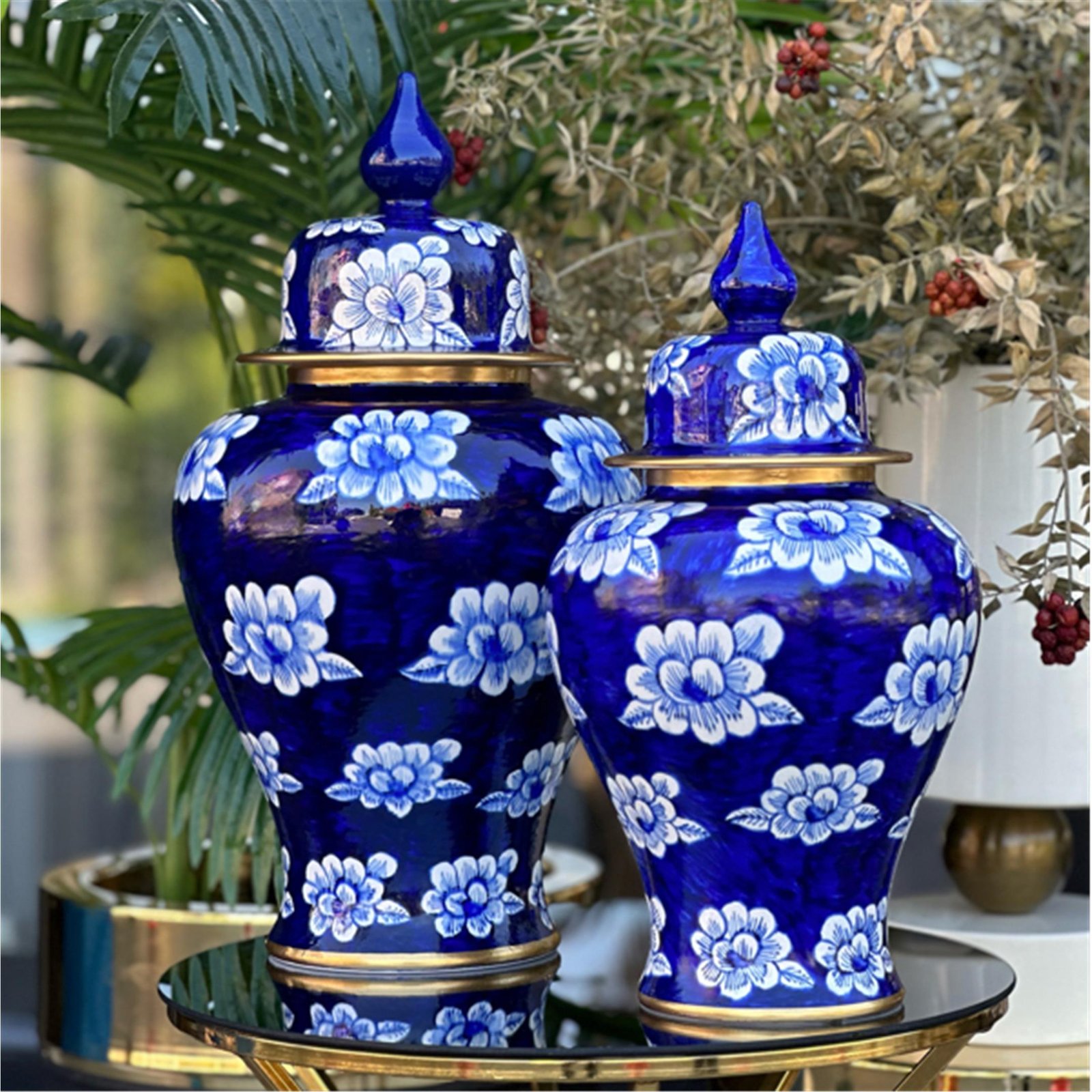 2 Lİ SET NİLÜFER BLUE 25-30 CM  ŞAH KÜP