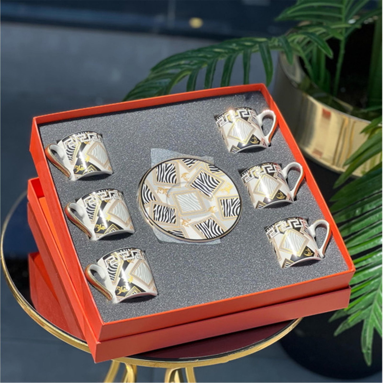 6 LI FİNCAN SETİ ELİT KARE MODEL