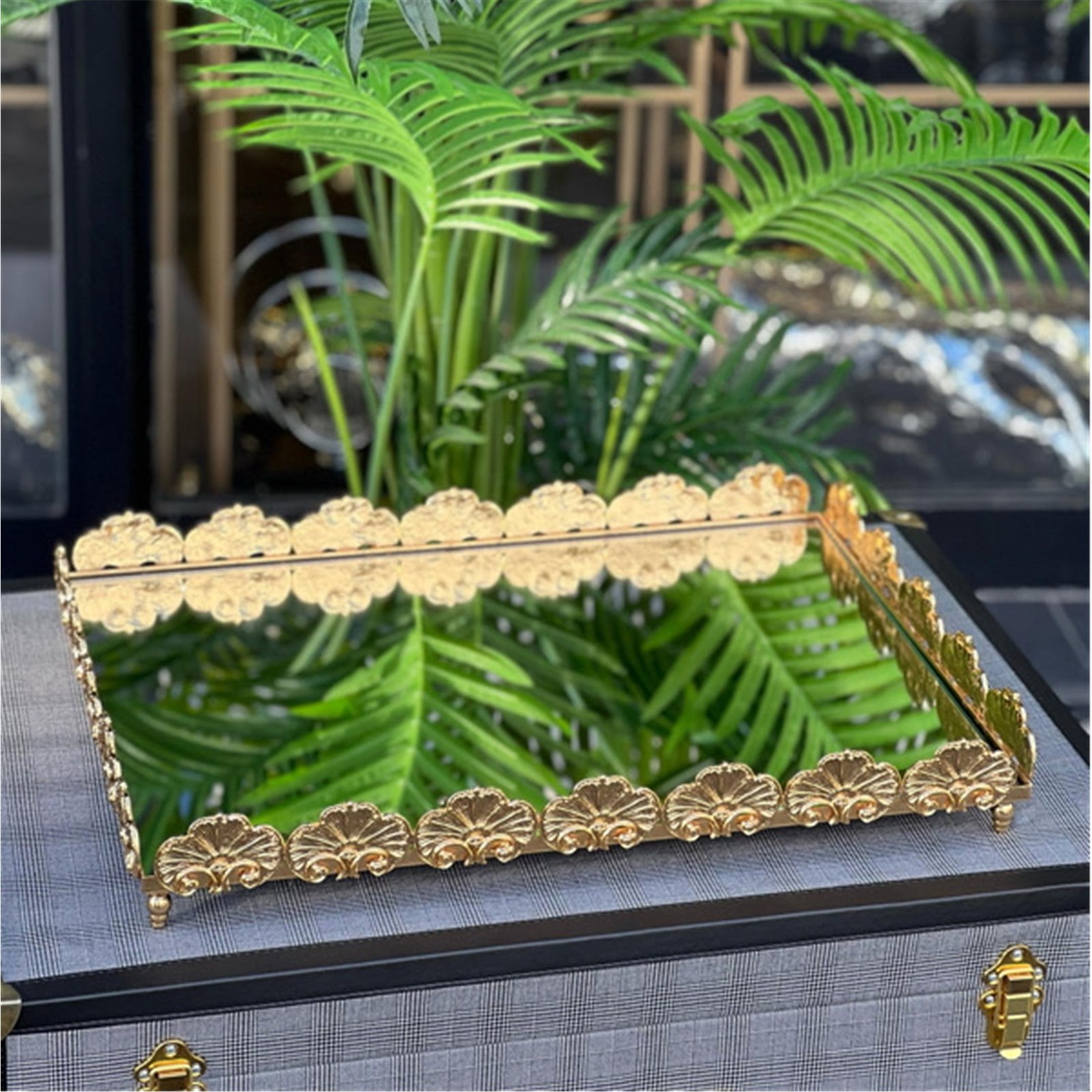 KARANFİL DÖKÜM TEPSİ 35X55 ALTIN