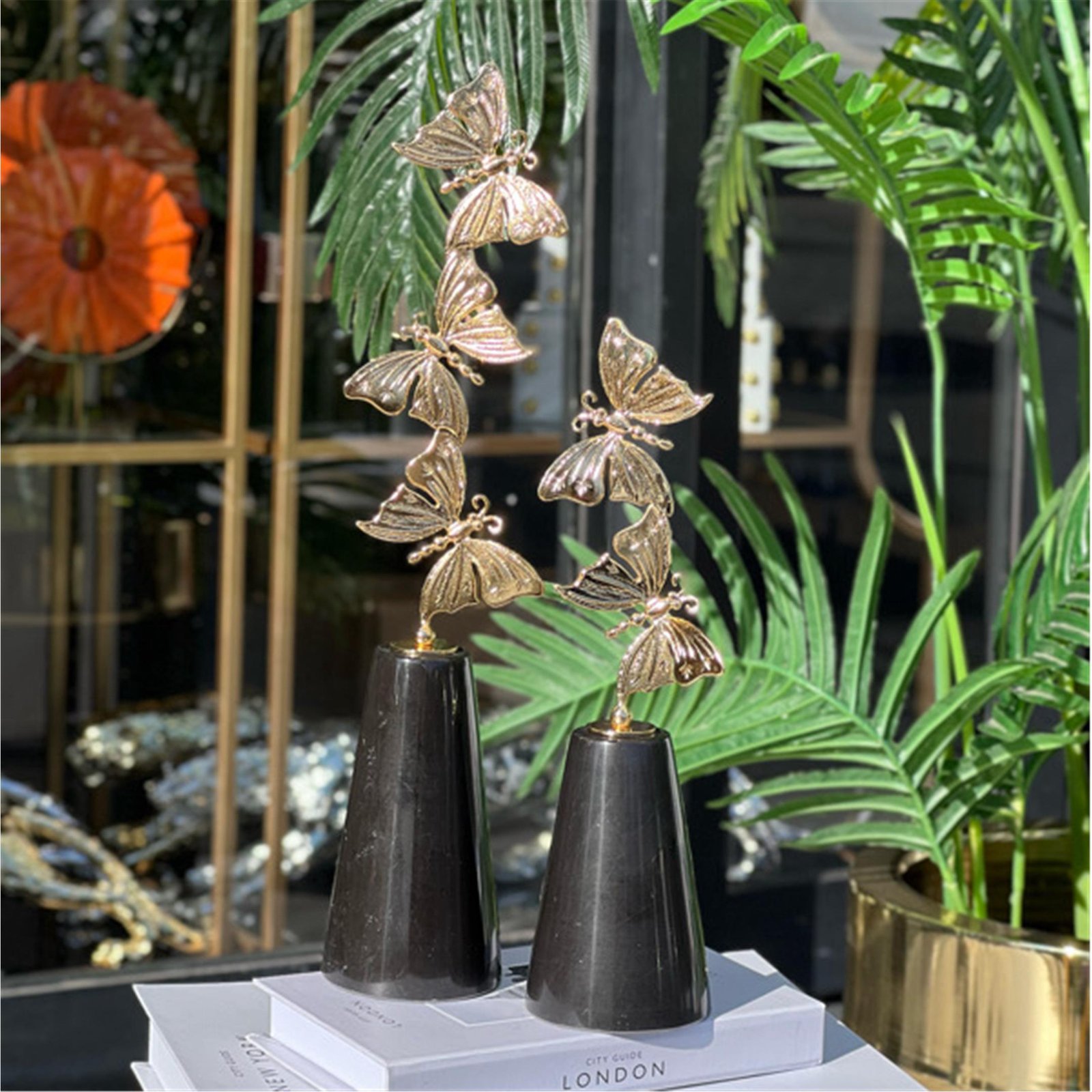 2 Lİ 3 LÜ KELEBEK SET HUNİ MERMER ALTIN