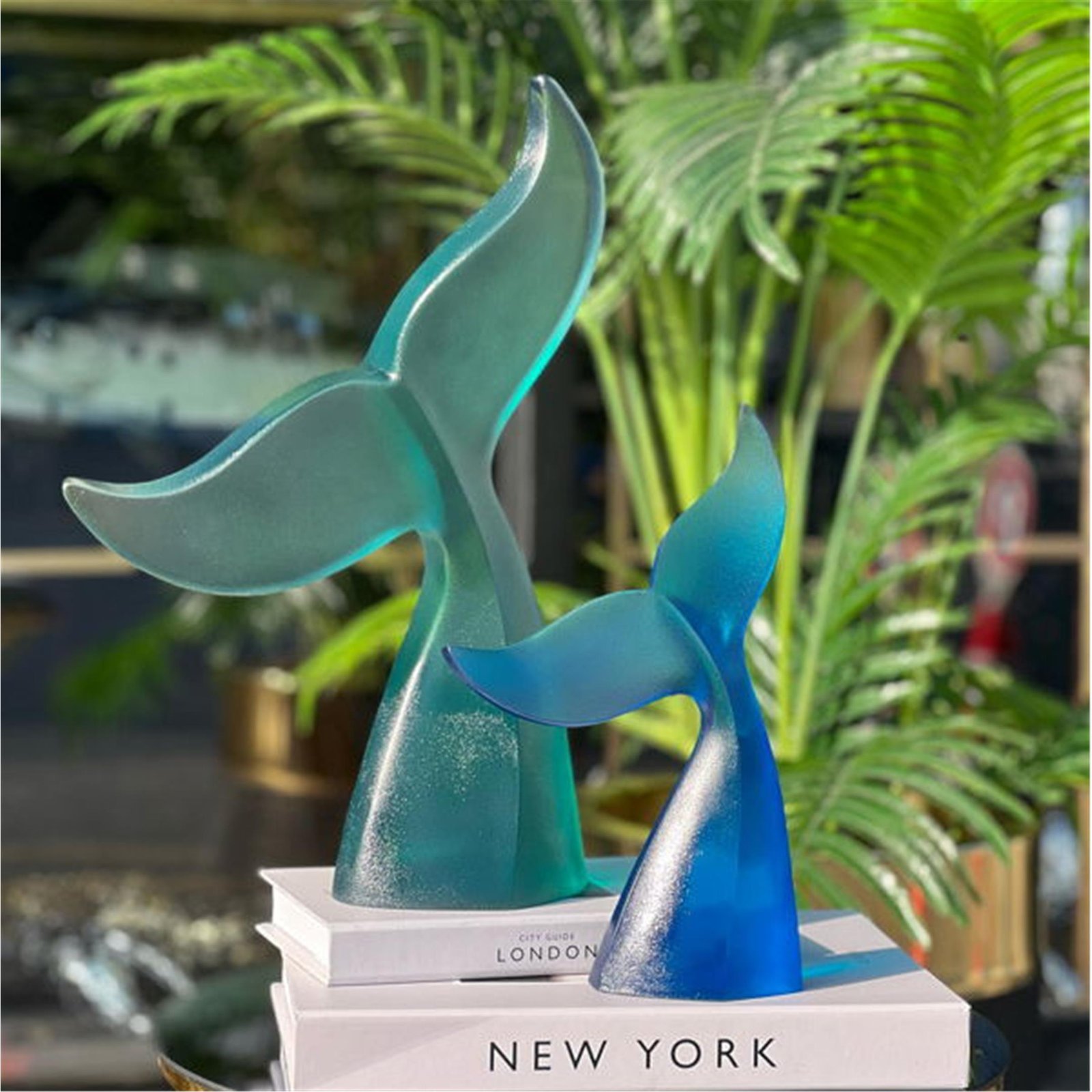 REÇİNE BALİNA KUYRUĞU SU YEŞİLİ MAVİ