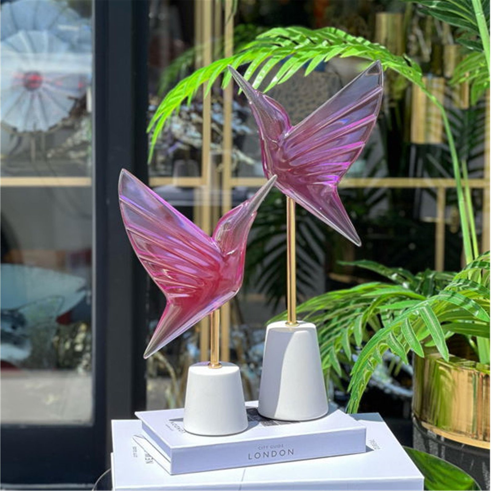 REÇİNE 2 Lİ SİNEK KUŞU MOR