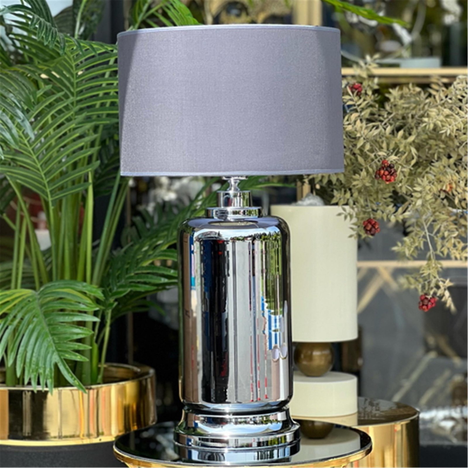 BIDON ÜFLEME CAM FÜME ABAJUR