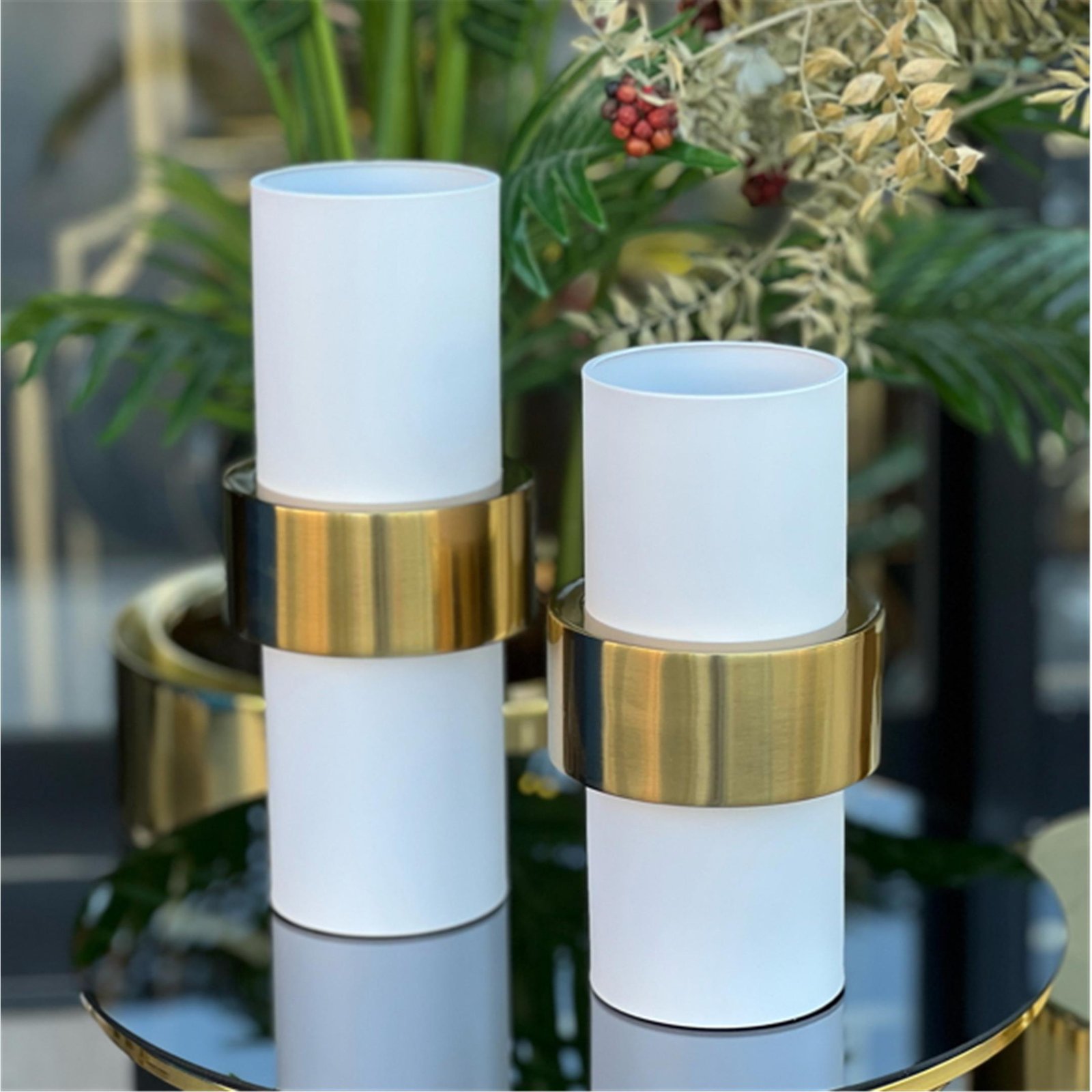 İTHAL KEMERLİ SAKSI 2 Lİ TAKIM BEYAZ ESKİTME