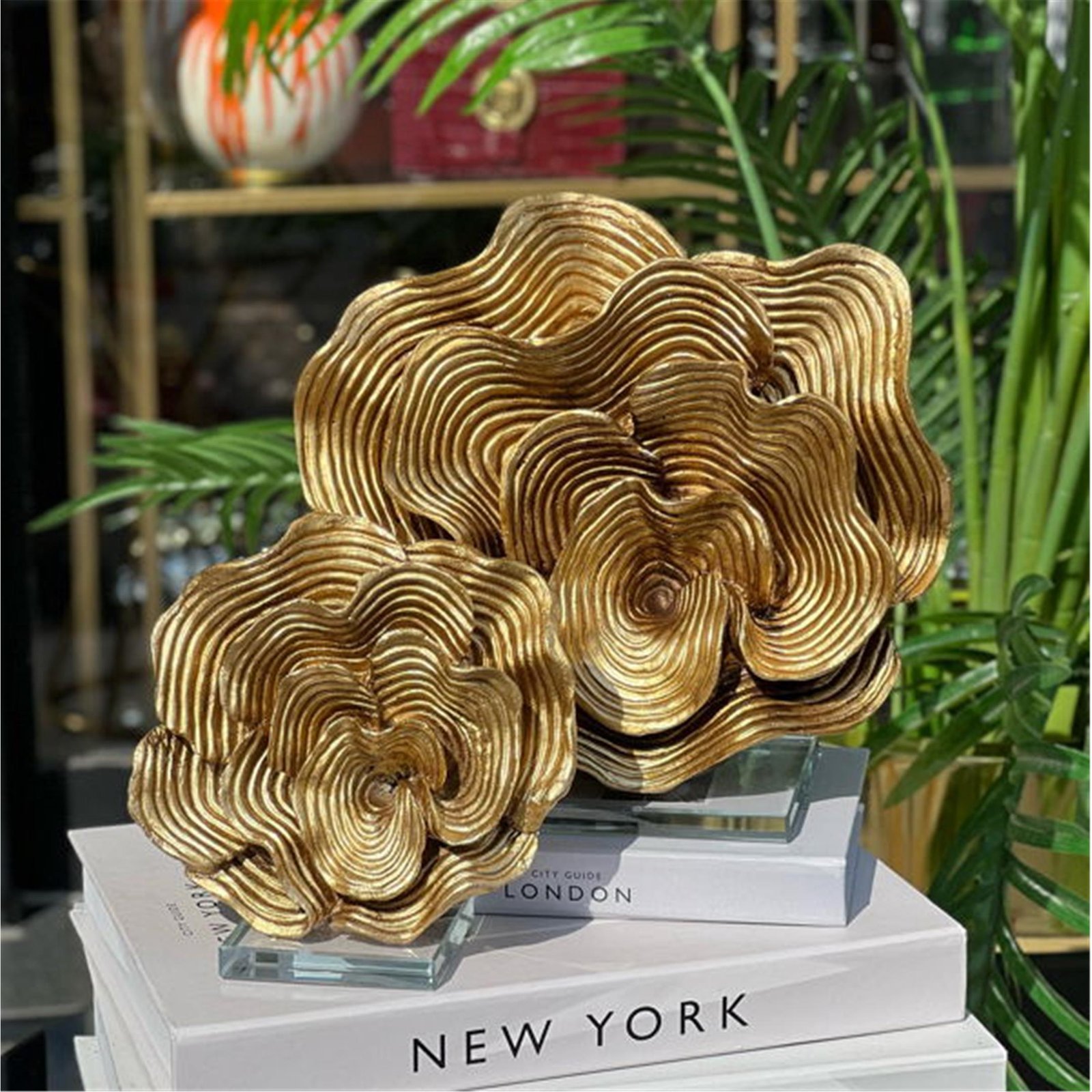 2 Lİ TAKIM GÜL MERCAN ALTIN