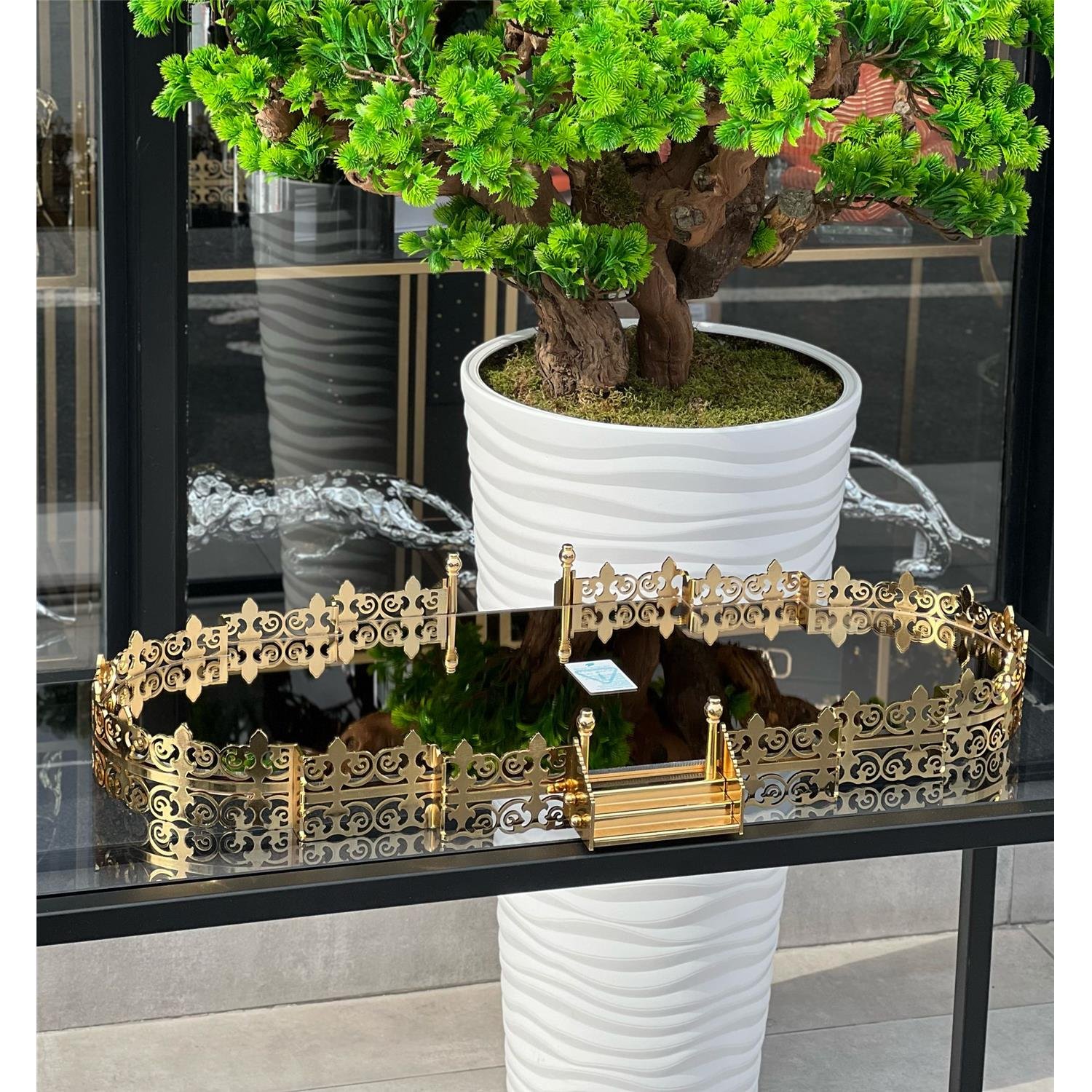 ARMA 75CM MERDİVENLİ TEPSİ GOLD