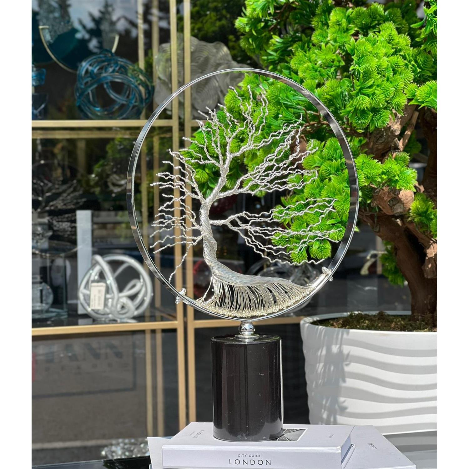 ÇEMBERLİ HAYAT AĞACI AKSESUAR GÜMÜŞ