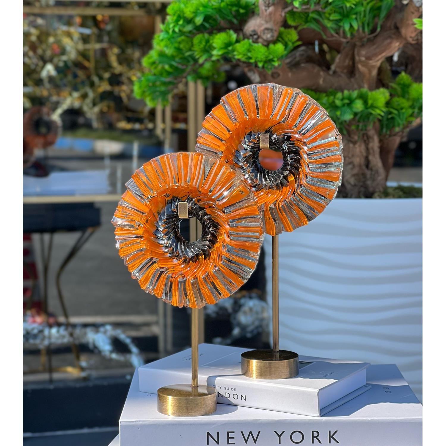 2 Lİ METAL KAİDE T LİGHT TURUNCU