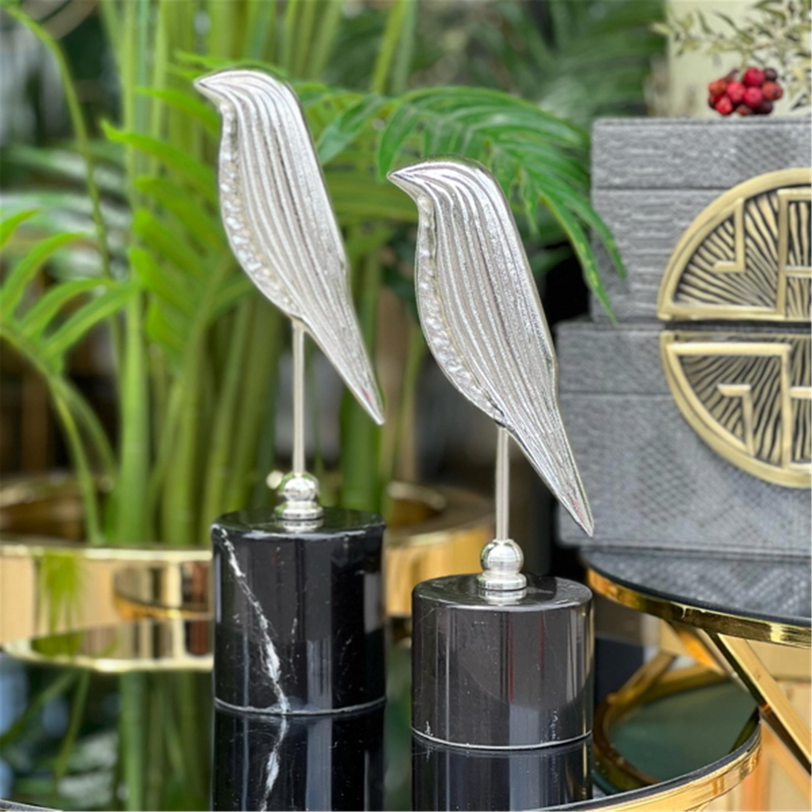 DÖKÜM DİK KUŞ GÜMÜŞ