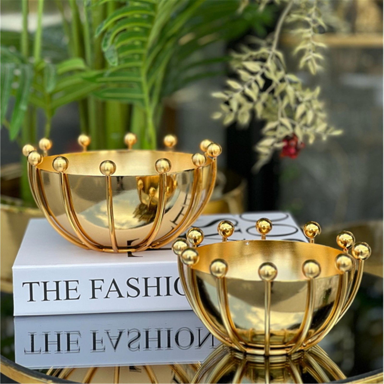 2 Lİ PİRİNÇ AHTAPOT KASE ALTIN