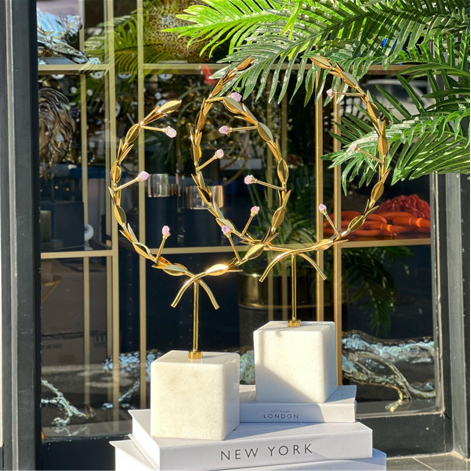 2 Lİ DOĞAL TAŞLI HİLAL OBJE ESKİTME