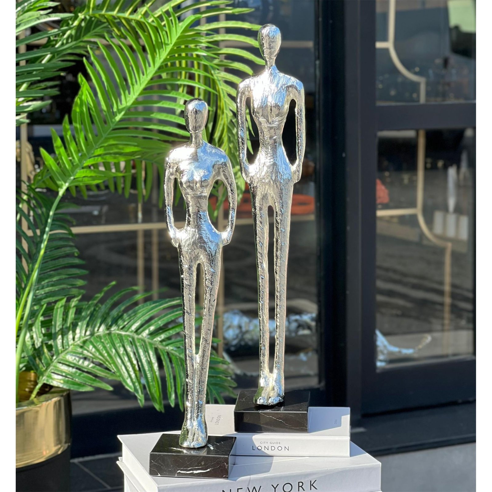 HEYKEL ADAM 2 Lİ SET GÜMÜŞ