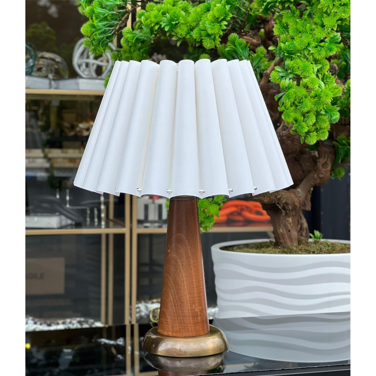 AHŞAP BOHEM HUNİ ABAJUR ESKİTME