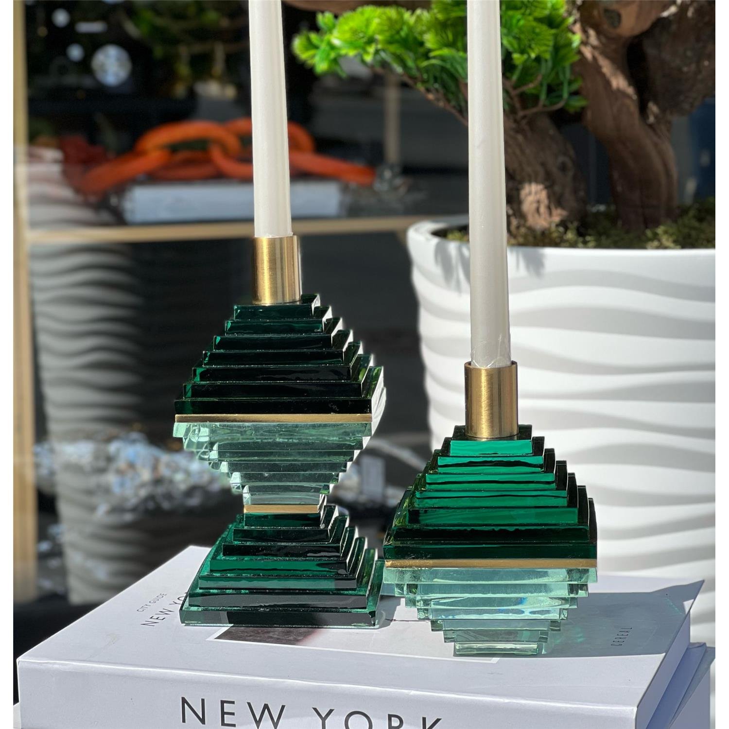 2 Lİ MAYA MUMLUK YEŞİL