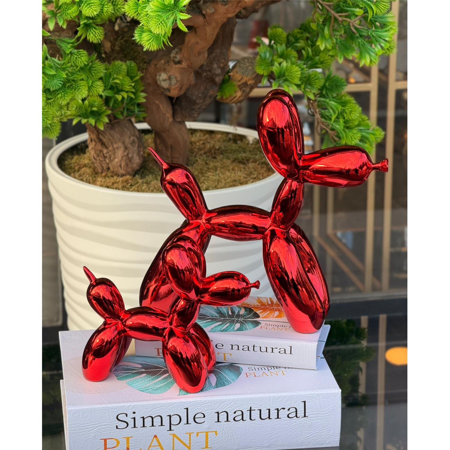 2 Lİ BALON KÖPEK KIRMIZI