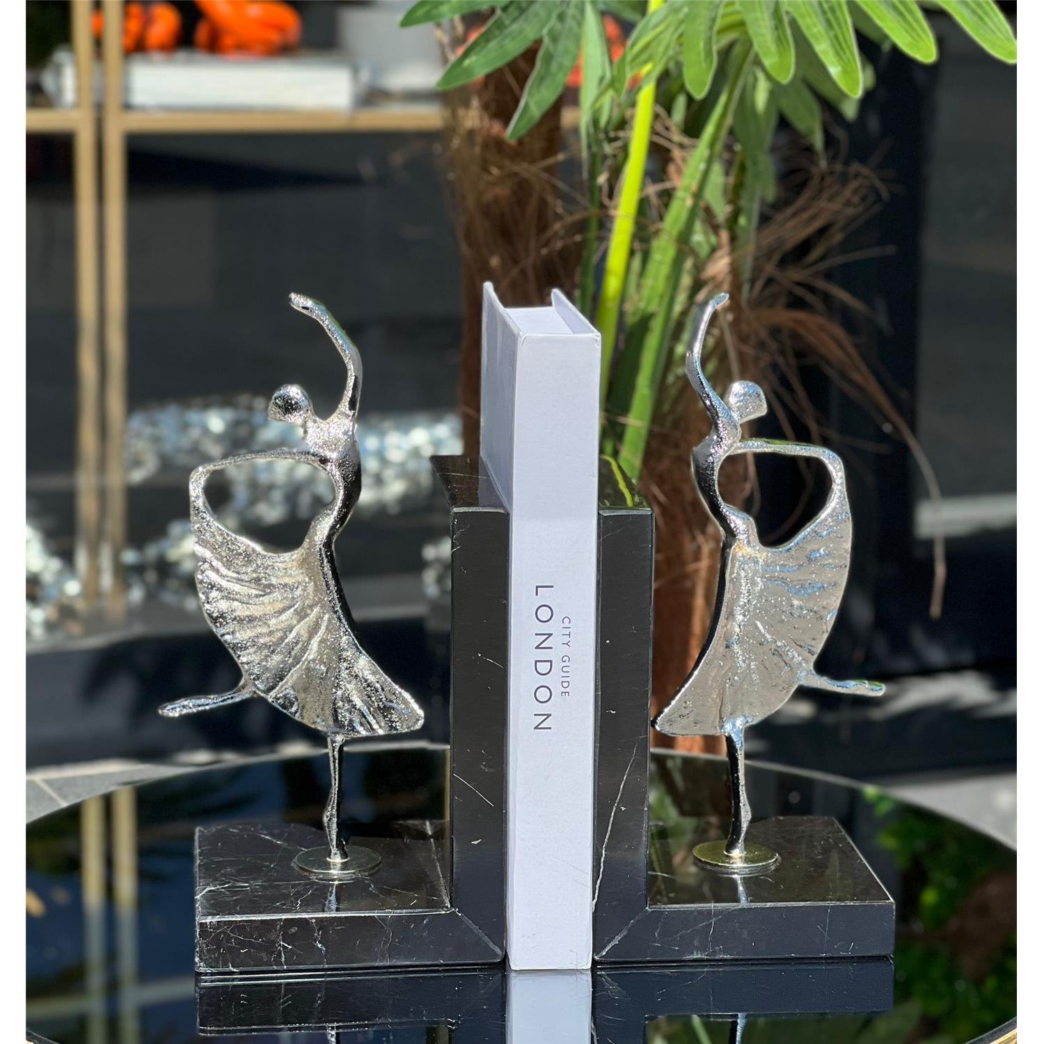 BALERİN KİTAP TUTUCU GÜMÜŞ