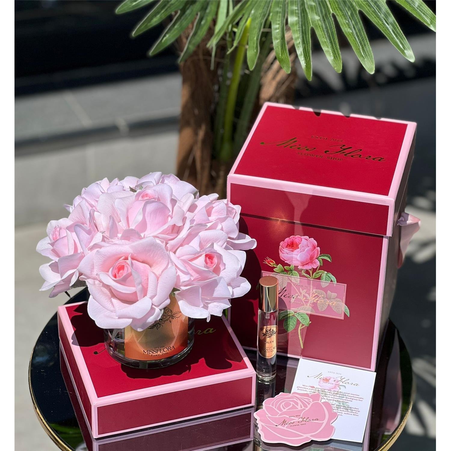 7 GÜLLÜ ODA KOKUSU PEMBE ESKİTME