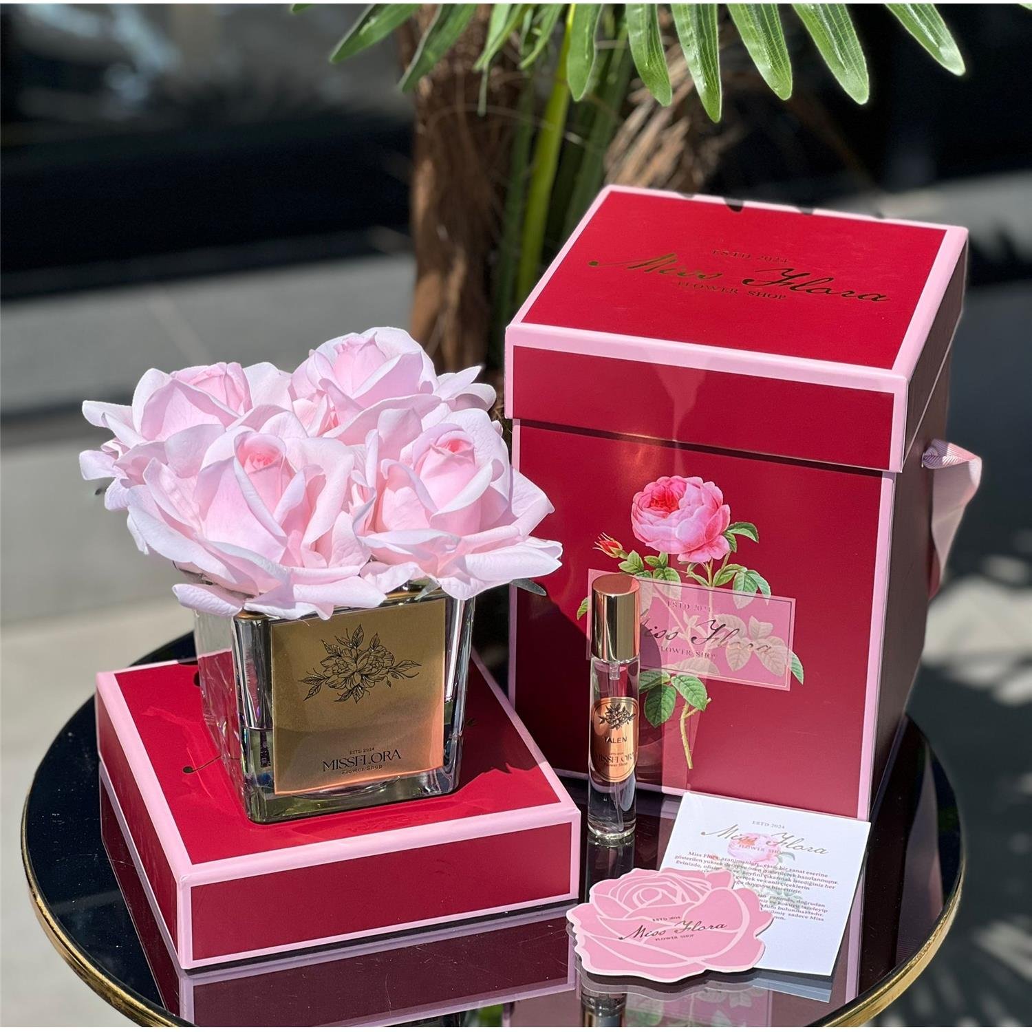 4 GÜLLÜ ODA KOKUSU PEMBE ESKİTME