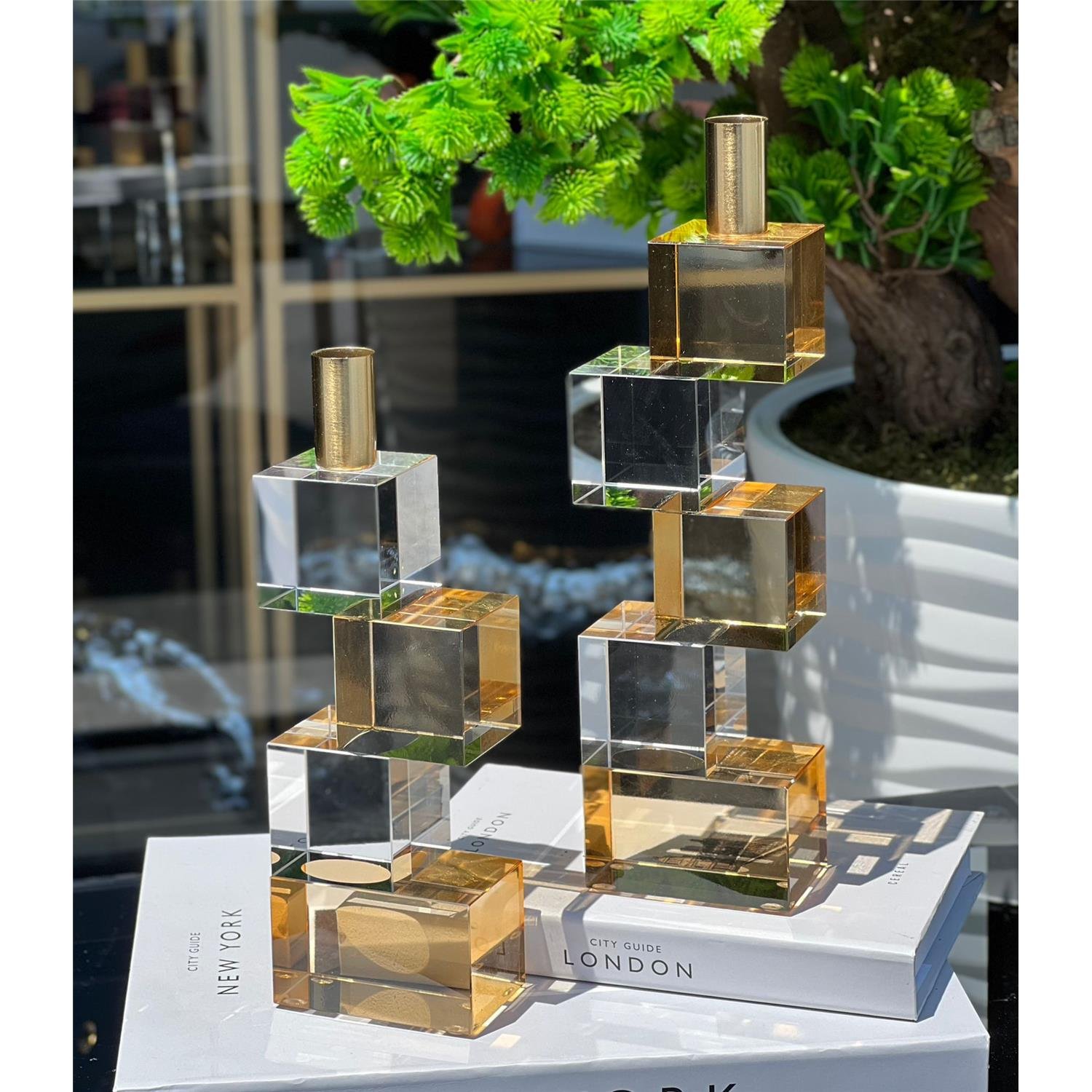 KATLI KÜP ŞAMDAN AMBER