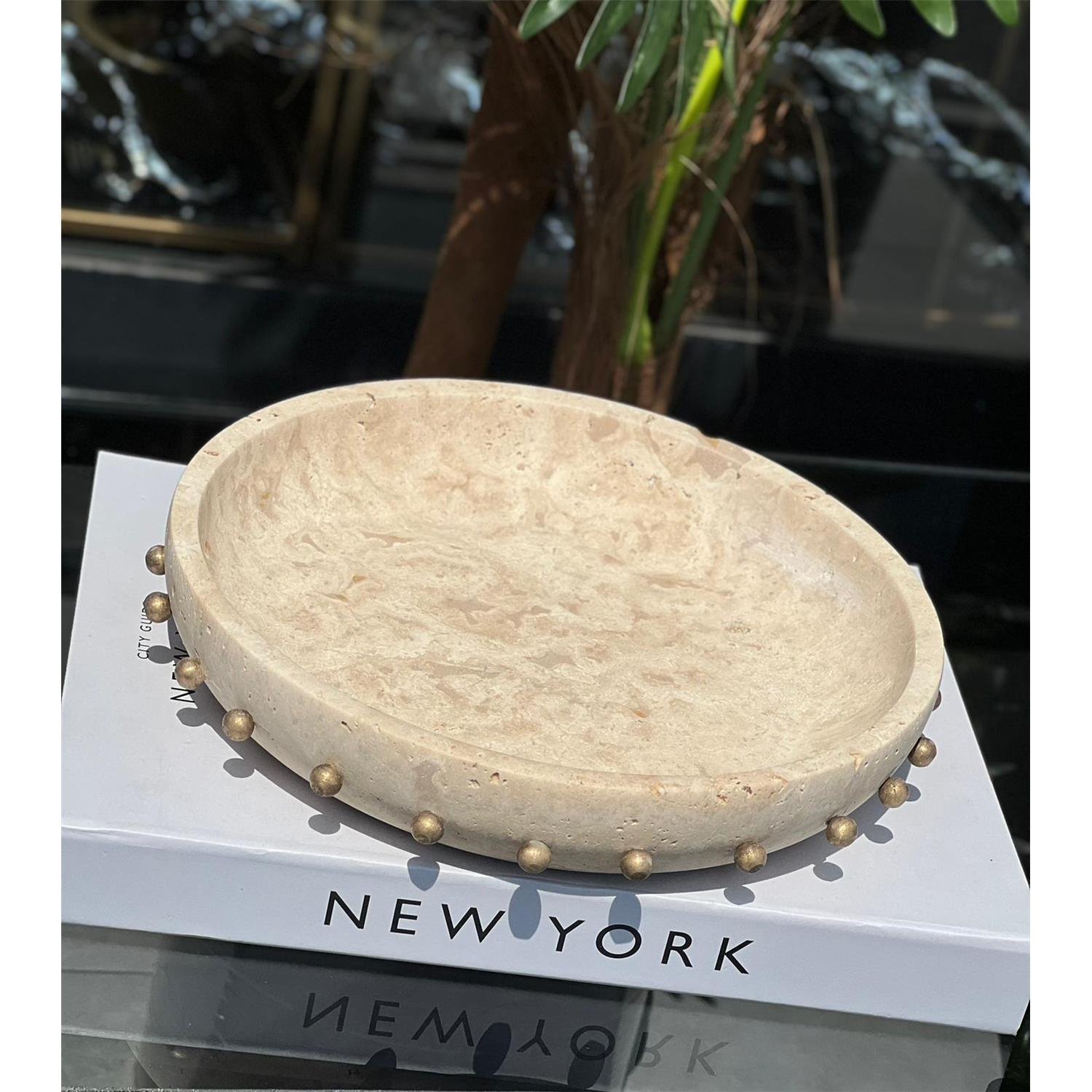 25 CM TRAVERTEN KASE KÜÇÜK TOPLU