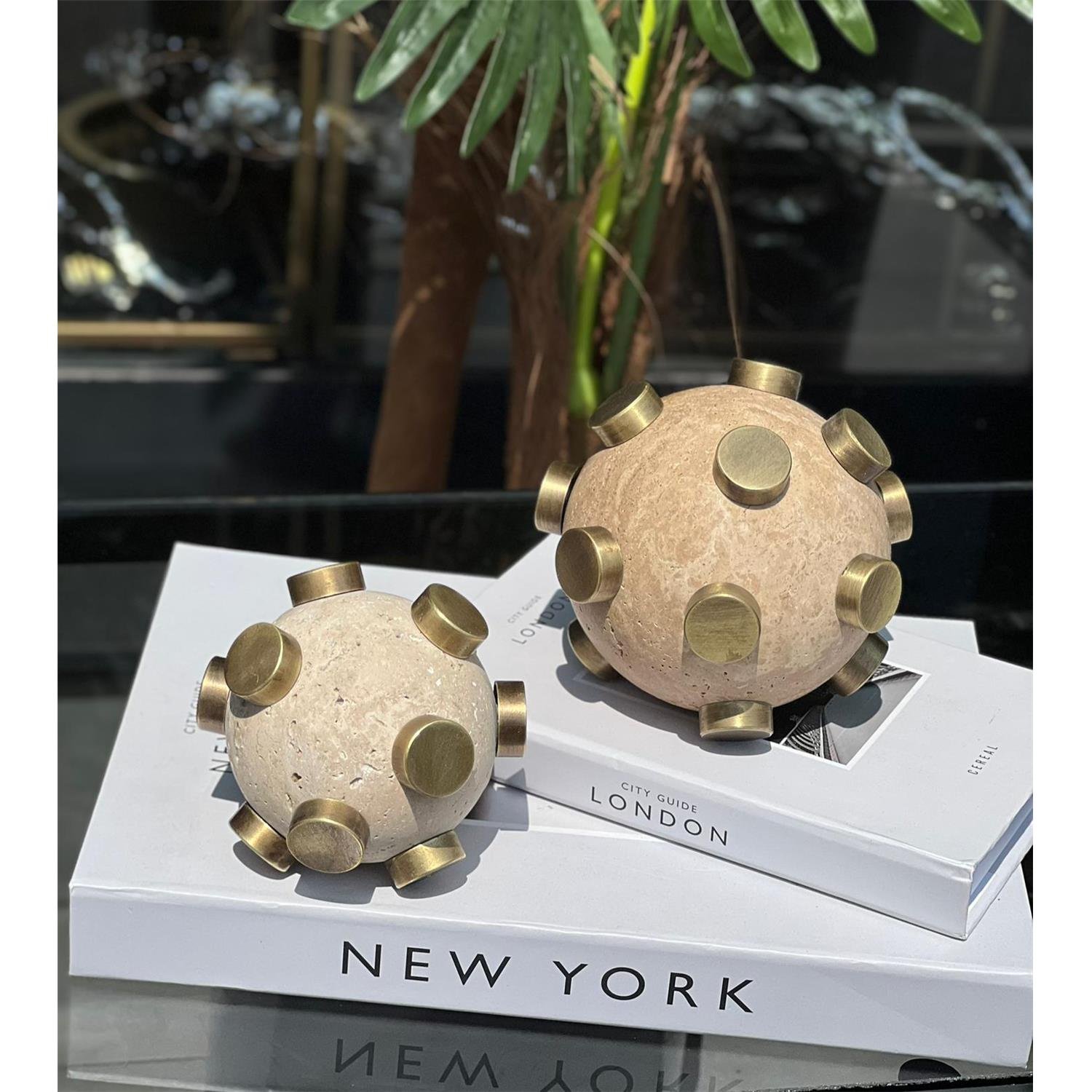 2 Lİ TRAVERTEN DENİZ MAYINI ESKİTME