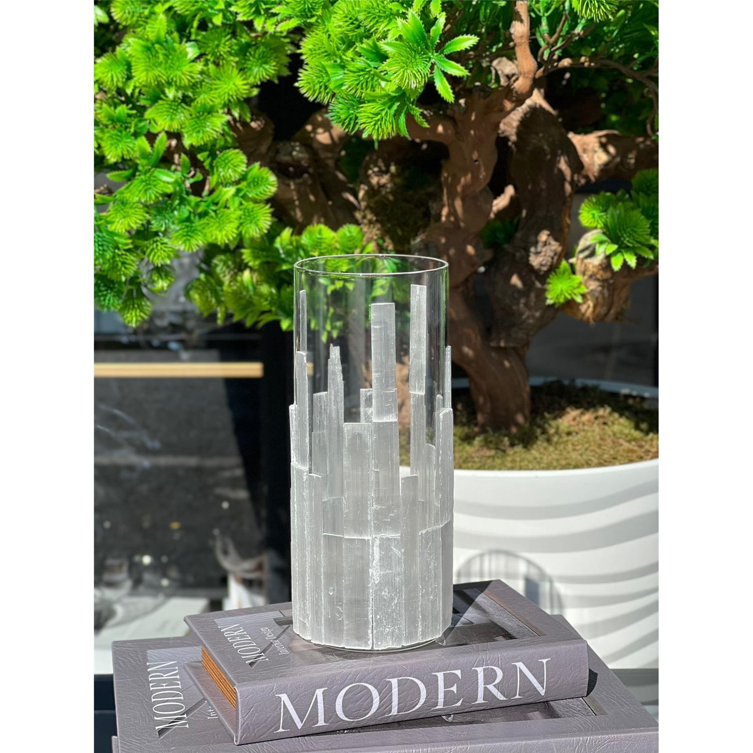 İTHAL NEO DOĞAL TAŞLI VAZO KÜÇÜK