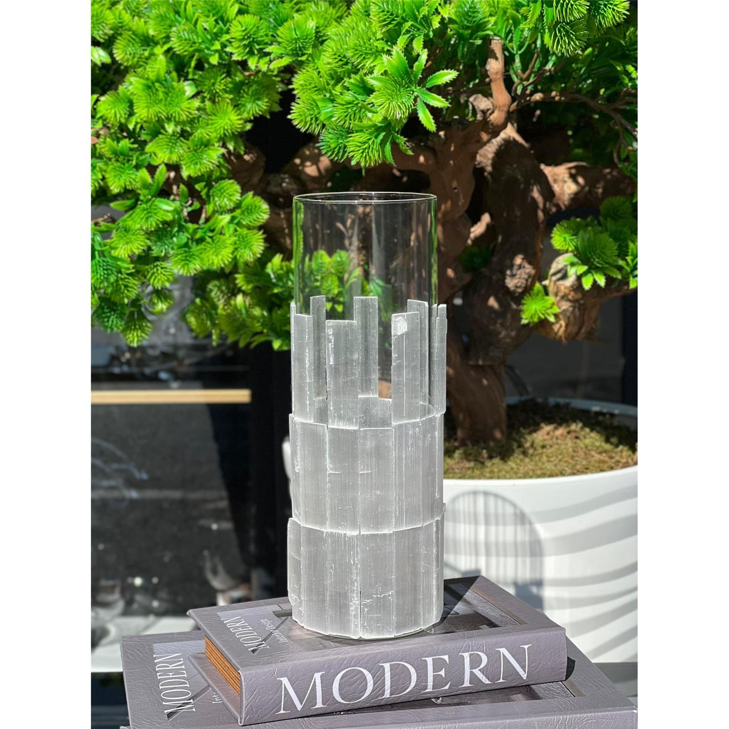 İTHAL NEO DOĞAL TAŞLI VAZO BÜYÜK