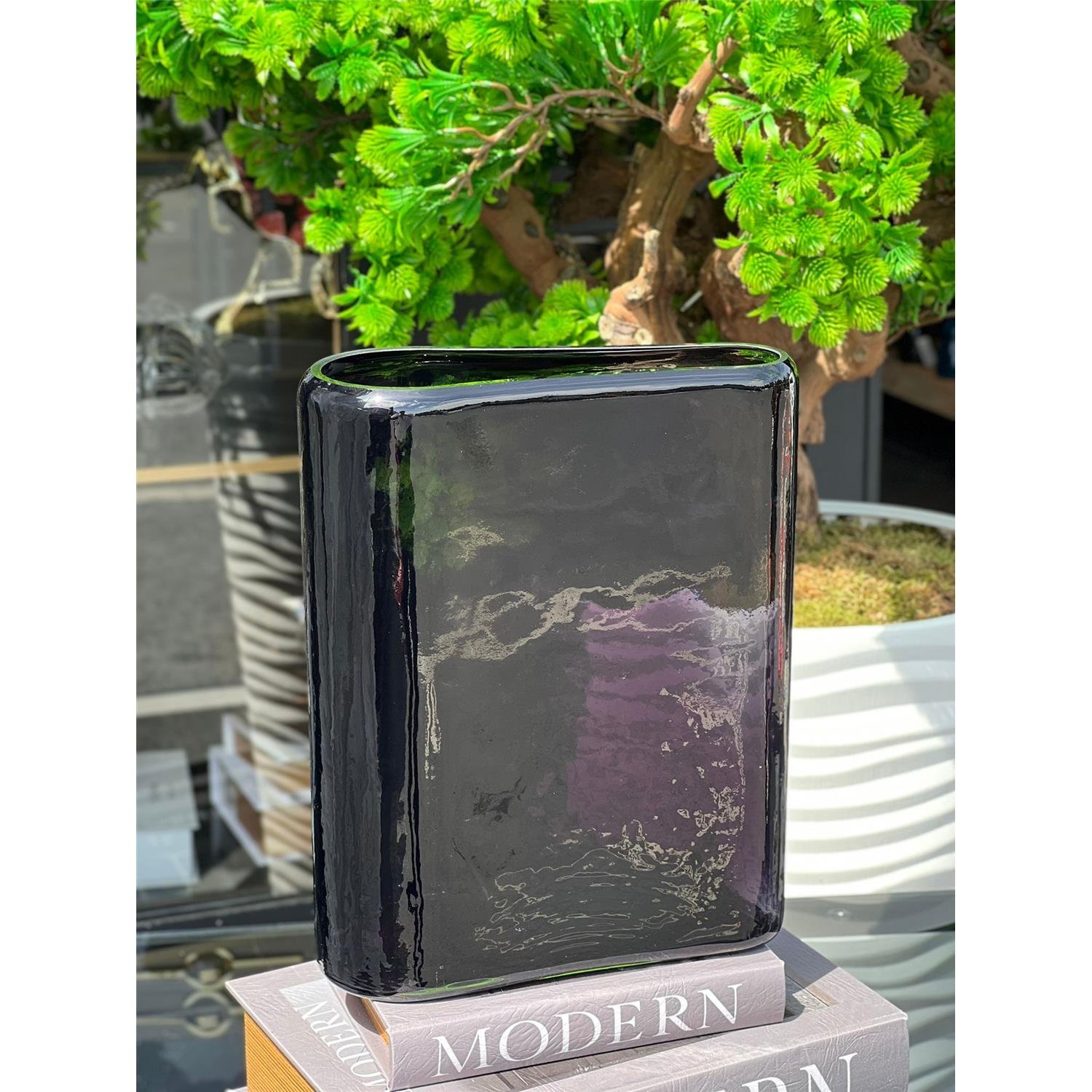 İTHAL MOORY CAM VAZO KÜÇÜK