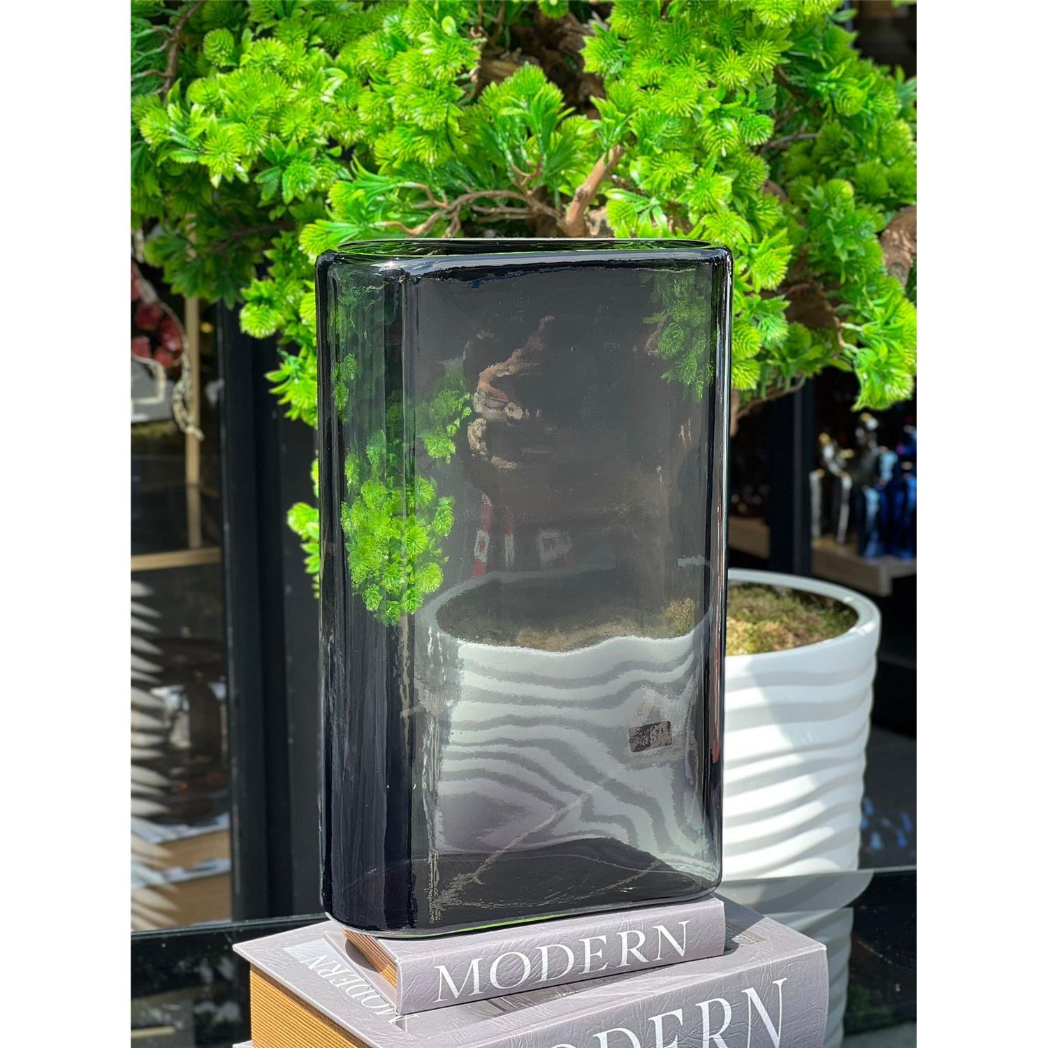 İTHAL MOORY CAM VAZO BÜYÜK