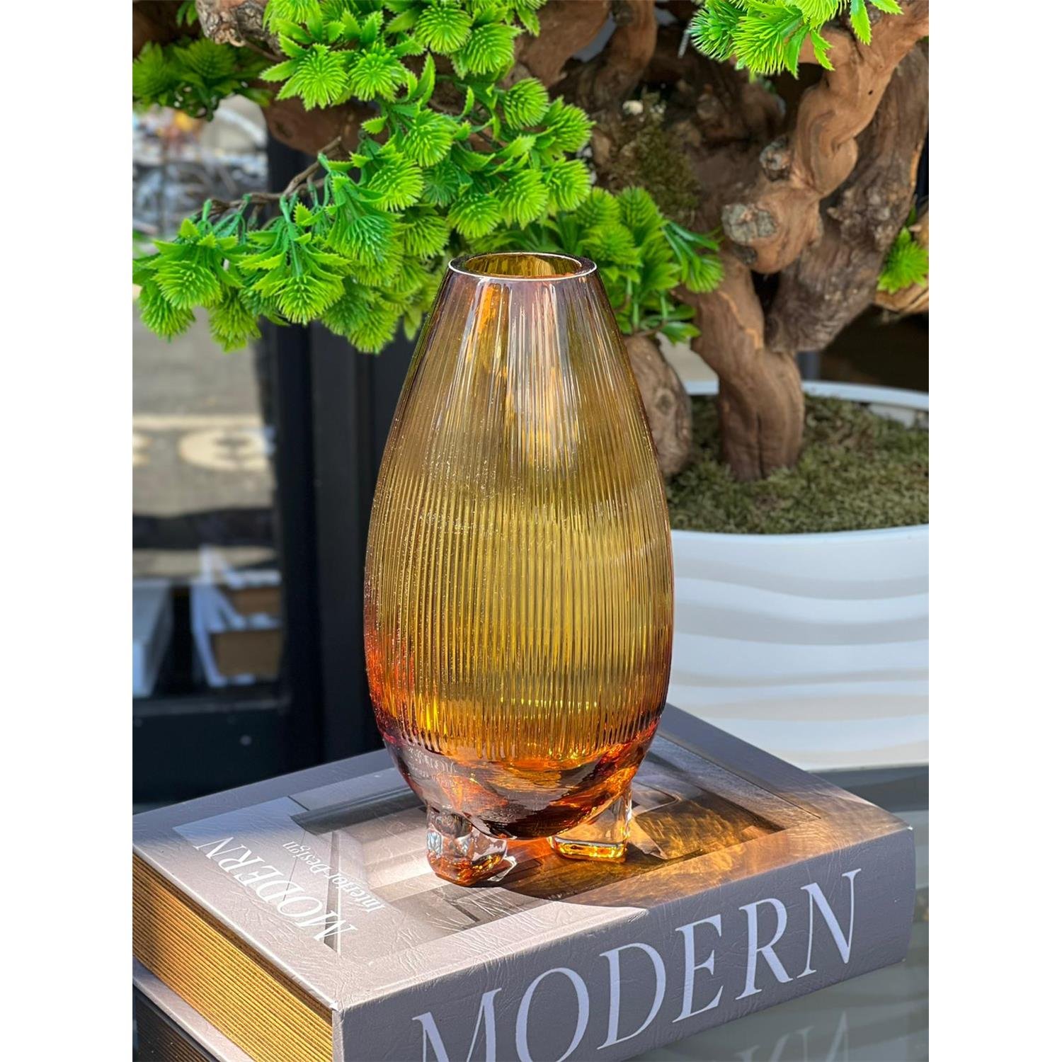 İTHAL LUCEN CAM VAZO KÜÇÜK