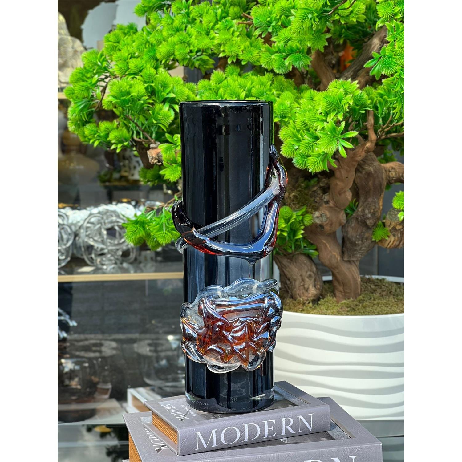 İTHAL BLACK SPECİAL VAZO BÜYÜK