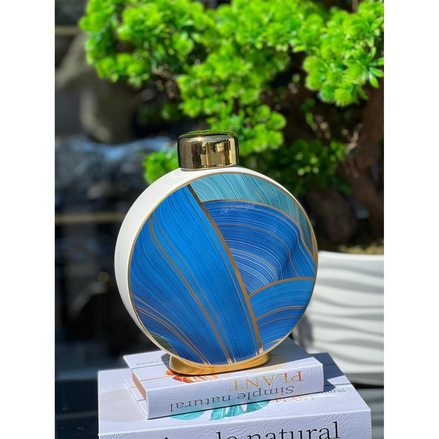 İTHAL BLUEOR SERAMİK VAZO KÜÇÜK