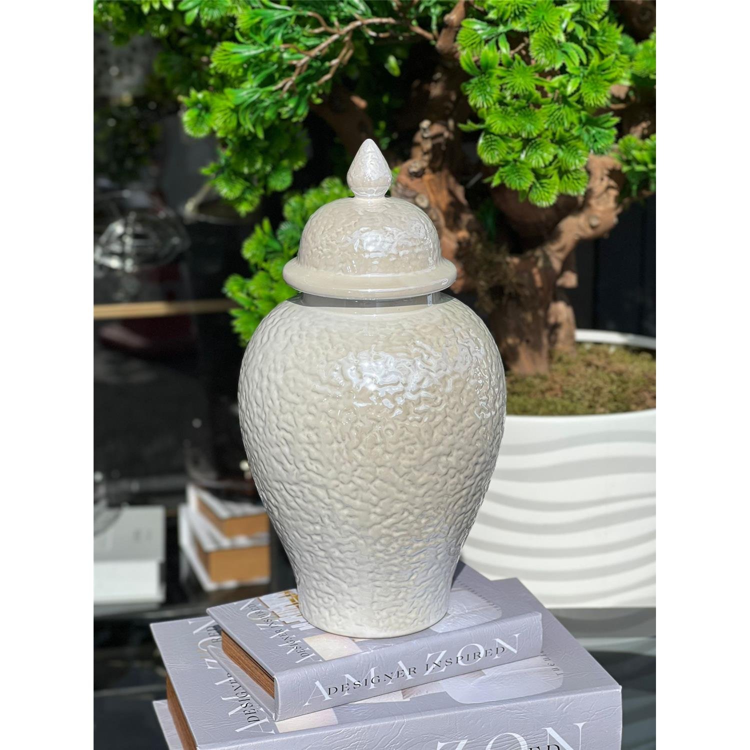 İTHAL PEARL SERAMİK VAZO ORTA