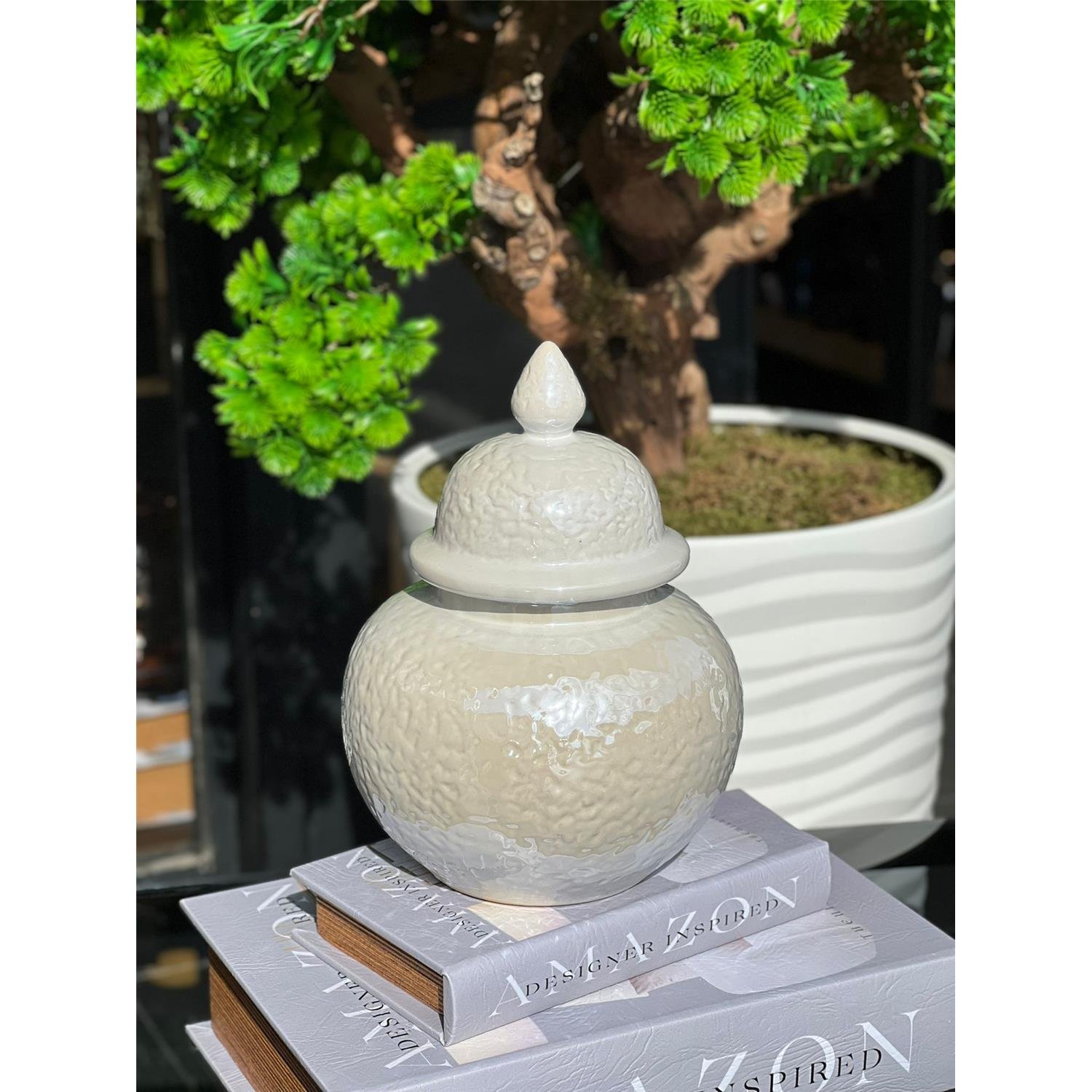 İTHAL PEARL SERAMİK VAZO KÜÇÜK