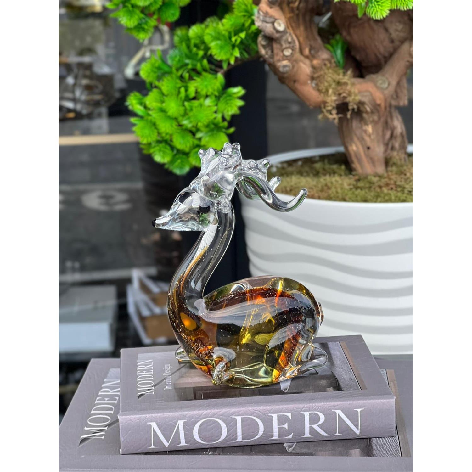 İTHAL AMBER KRİSTAL GEYİK KÜÇÜK