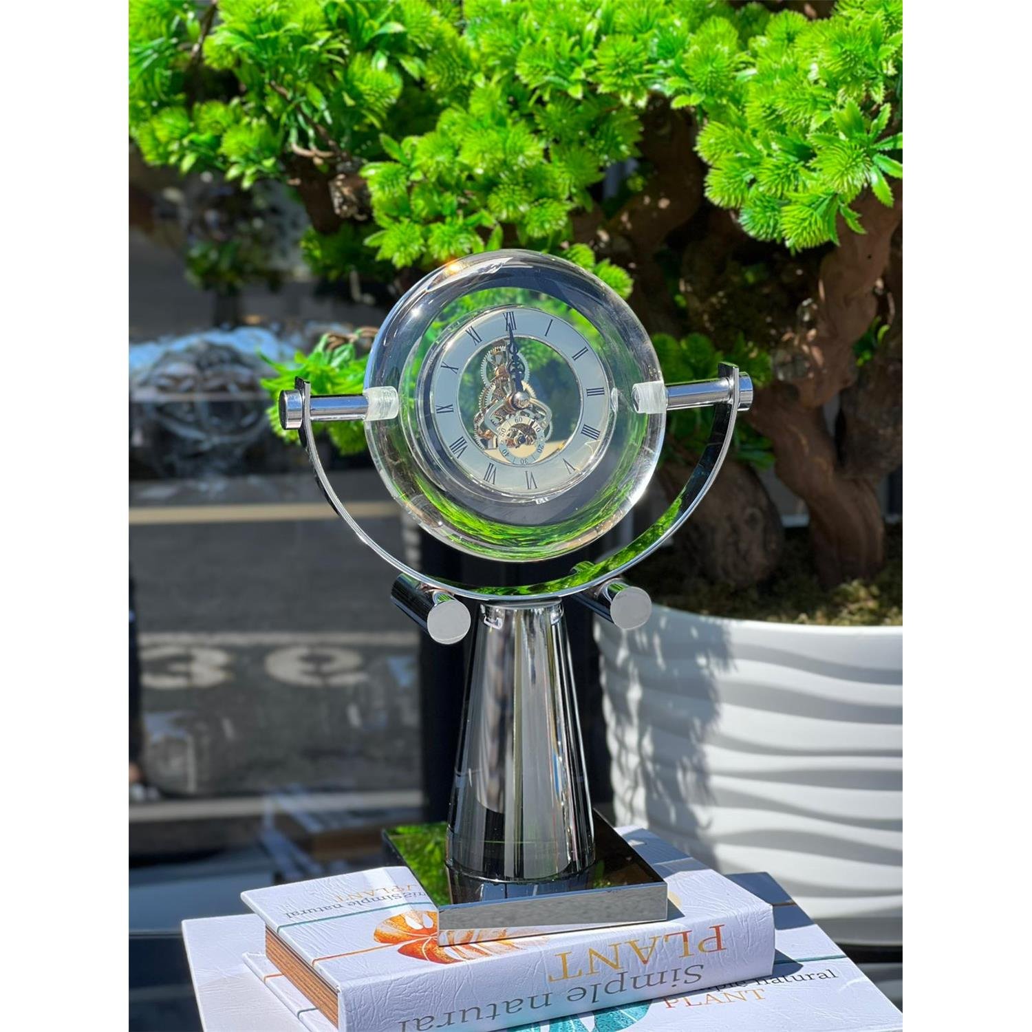 İTHAL KRİSTAL SİLİNDİR KAİDELİ SAAT