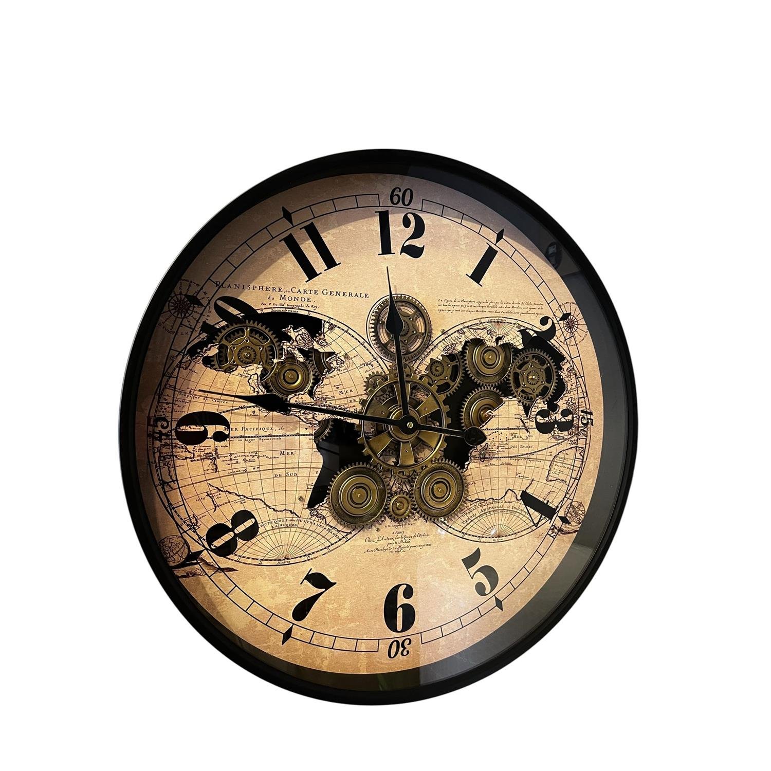 İTHAL KOMPLE METAL ÇARKLI SAAT 17008 (60CM)