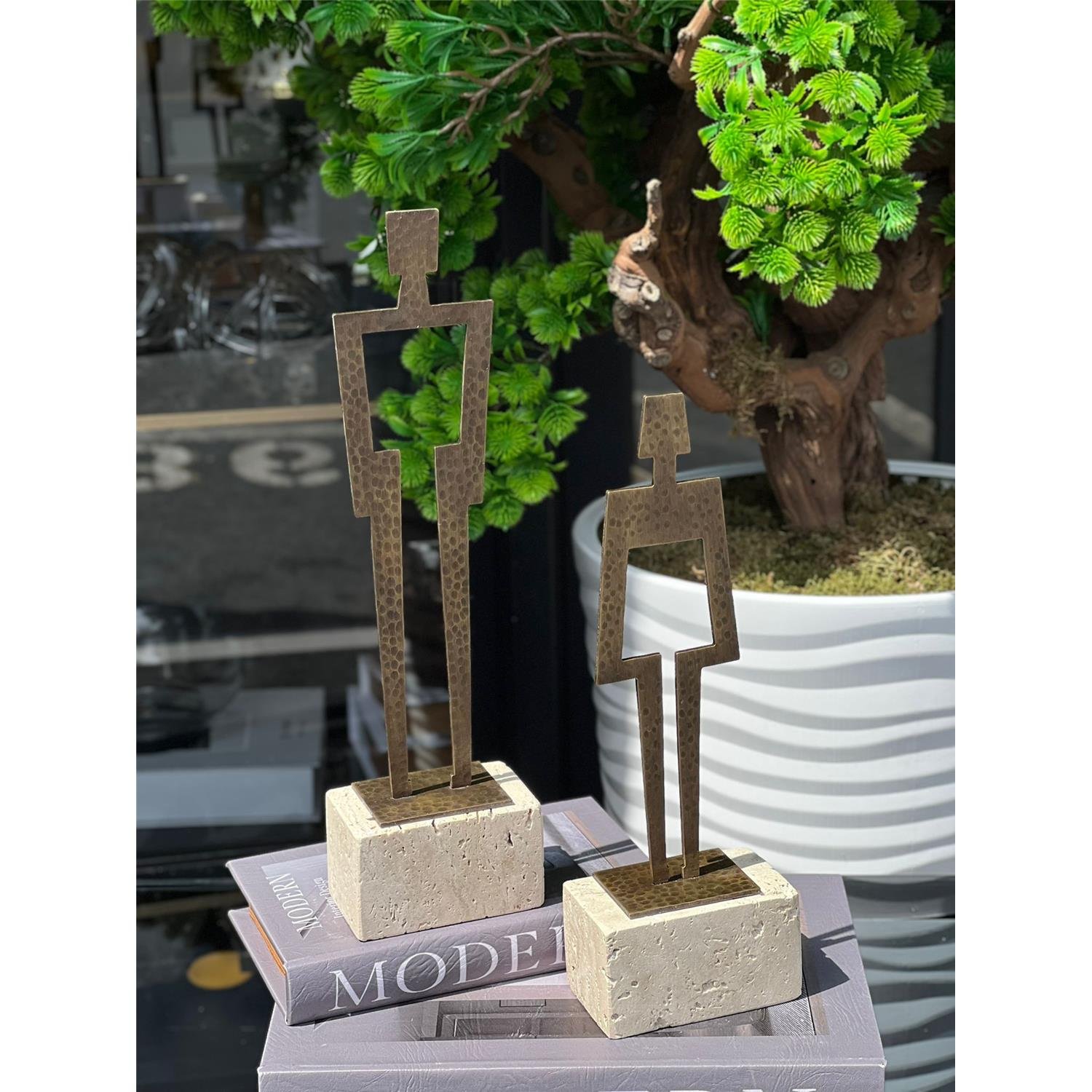 2 Lİ LAZER ADAM DEKOR ESKİTME