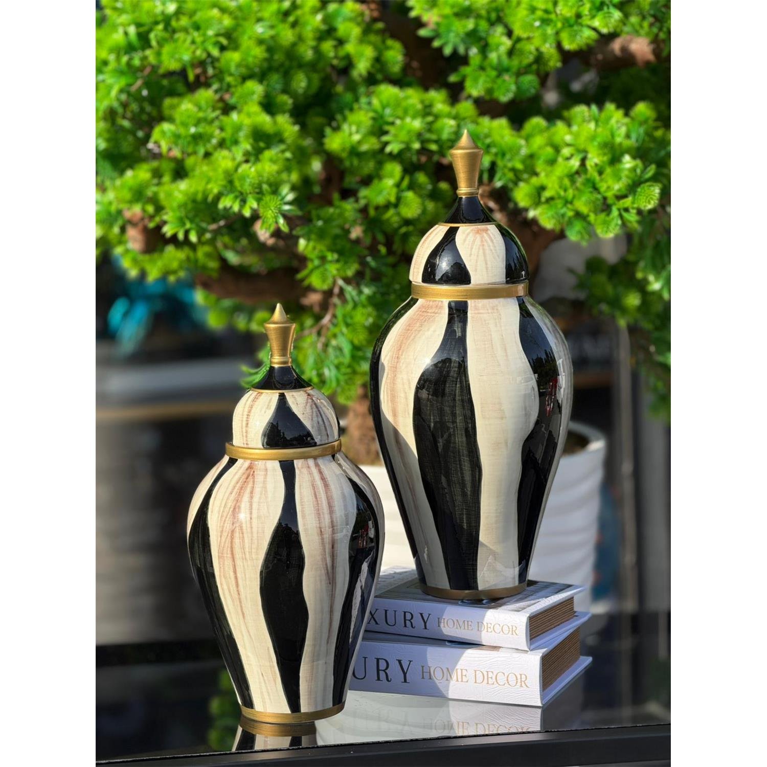 2 Lİ SİYAH KEMİK DESEN BÜYÜK KÜÇÜK ASİL KÜP