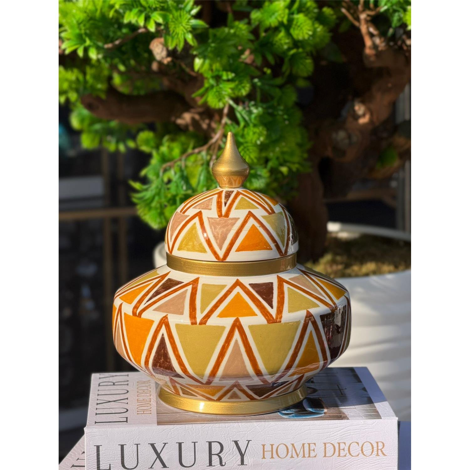 PİRAMİT DESEN 20CM UZAY KÜP