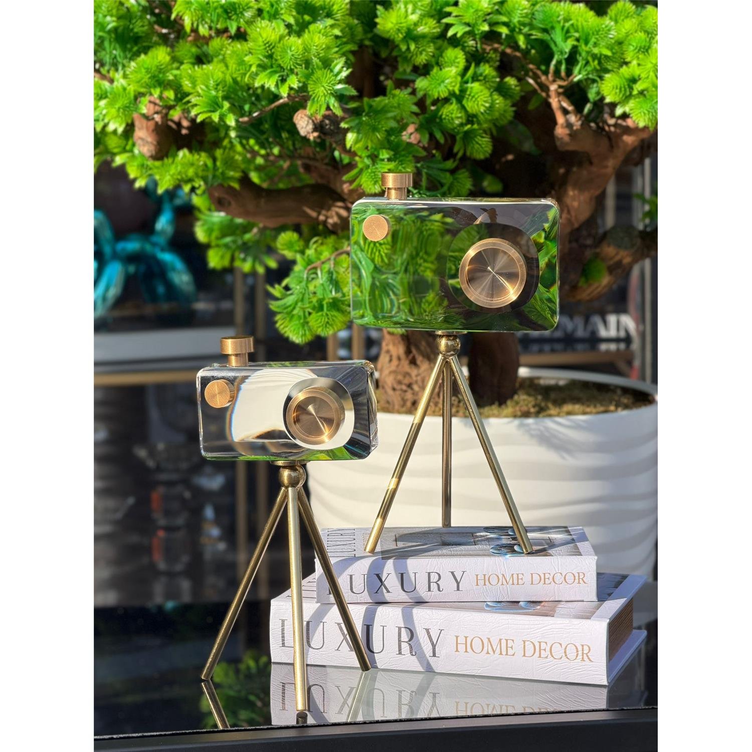 IDEA 2 Lİ AYAKLI CAM KAMERA SETİ ESKİTME